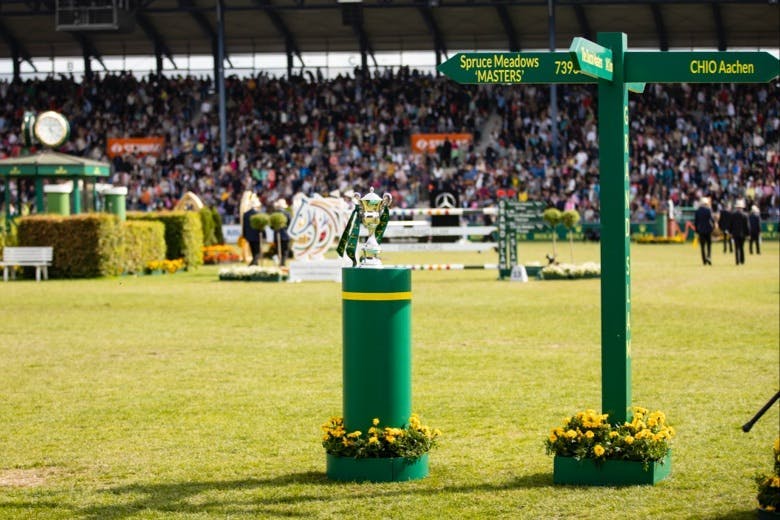 Widely considered the greatest challenge in equestrianism, the Rolex Grand Slam of Show Jumping rewards the rider who wins, consecutively, the Grand Prix at three of the four show jumping Majors, namely, The Dutch Masters in ’s-Hertogenbosch, the CSIO Spruce Meadows ‘Masters’ Tournament in Calgary, the CHIO Aachen and the CHI Geneva.